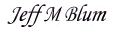 Jeff Blum signature